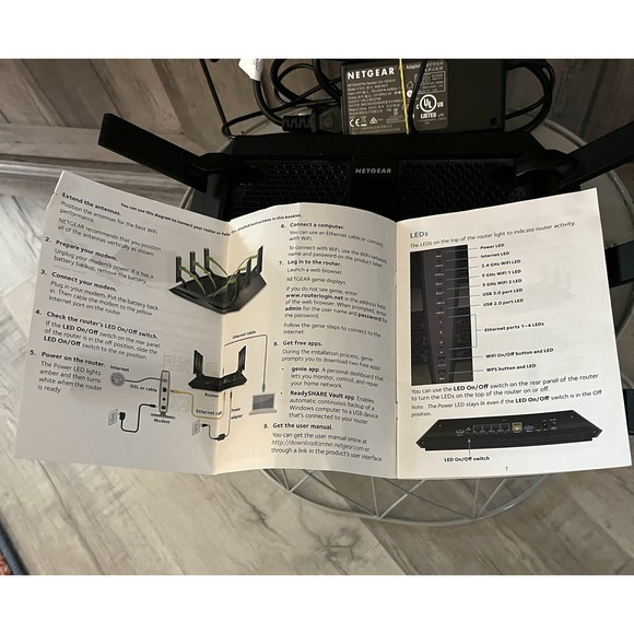 NETGEAR Nighthawk X6 AC3200 Tri-Band Wi-Fi‎ Router R8000 - Picture 13 of 13